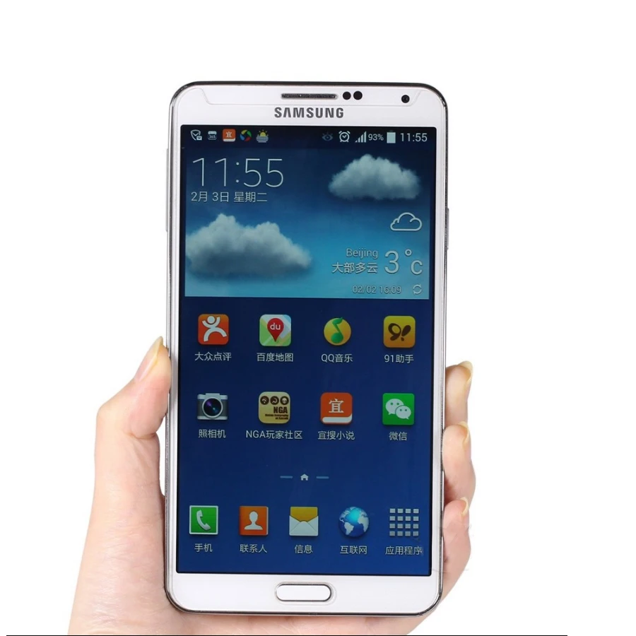 samsung Galaxy Note 3 N9005 4G LTE tмобильный телефон четырехъядерный 3 ГБ ОЗУ 16 ГБ 32 Гб ПЗУ LTE 4G 3200 мАч nfc-телефон на базе Android