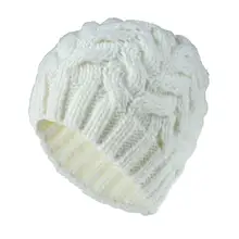 Новая женская теплая зимняя Повседневная вязаная шапка для девушек, женская вязаная плотная Шерстяная Лыжная шапка, женская уличная ветрозащитная шапочка в стиле кэжуал