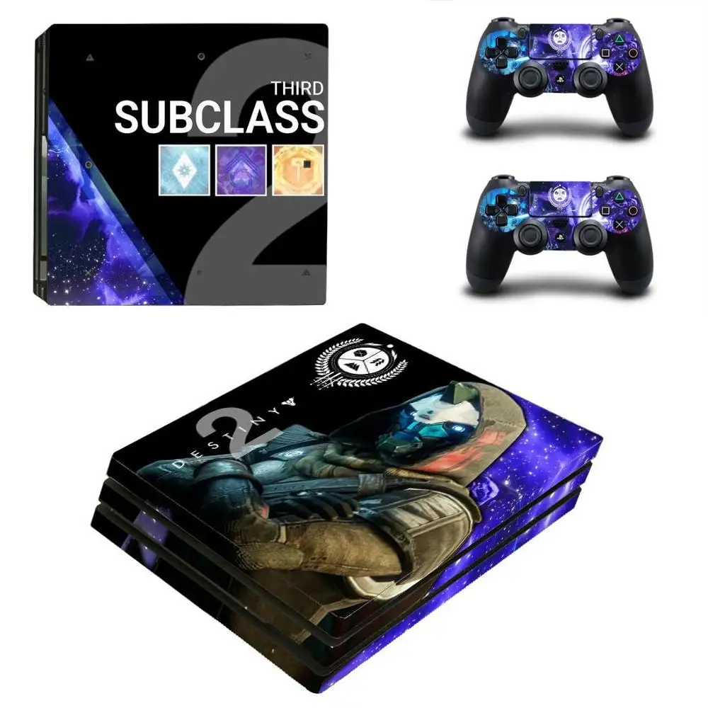 YSP4P-1762 PS4 Pro sticker s Destiny 2 PS 4 Play station 4 Pro виниловые наклейки для playstation 4 Pro консоли и контроллера - Цвет: YSP4P-1762