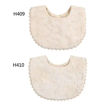 

1PC Newborn Baby Boys Girls Embroidery Saliva Towel Kids Toddler Feeding Burp Cloth Cotton Bib Scarf Wholesale