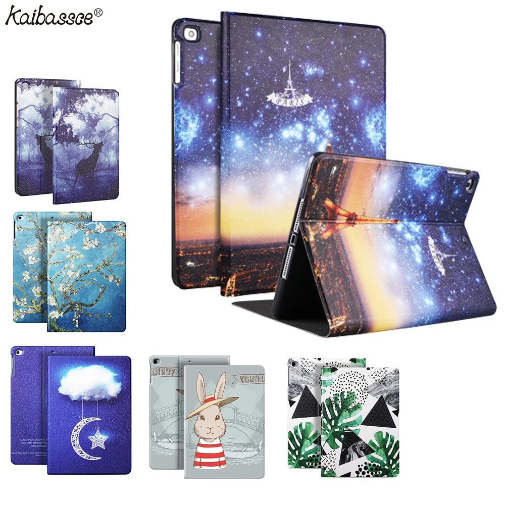 

KAIBASSCE Case for iPad Mini 1 2 3 4 7.9 inch Print Pattern Soft Silicone Tablet Case For New iPad Air1 2 9.7 inch 2017 2018