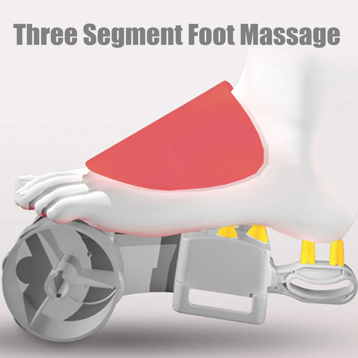 220V Electric Antistress 3D Shiatsu Kneading Air Pressure Foot Massager Infrared Foot Care Machine Heating& Therapy EU/US plug