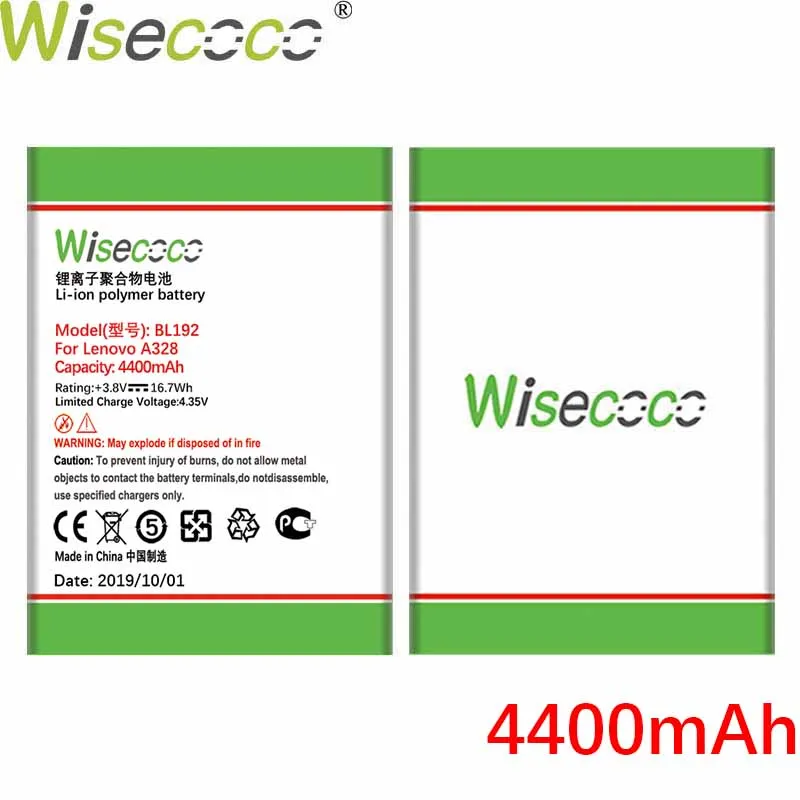 Wisecoco BL192 4400 мА/ч, Батарея для lenovo A300 A750 A328 A328T A526 A388T A529 A680 A590 A560 A505E Батарея+ номер для отслеживания