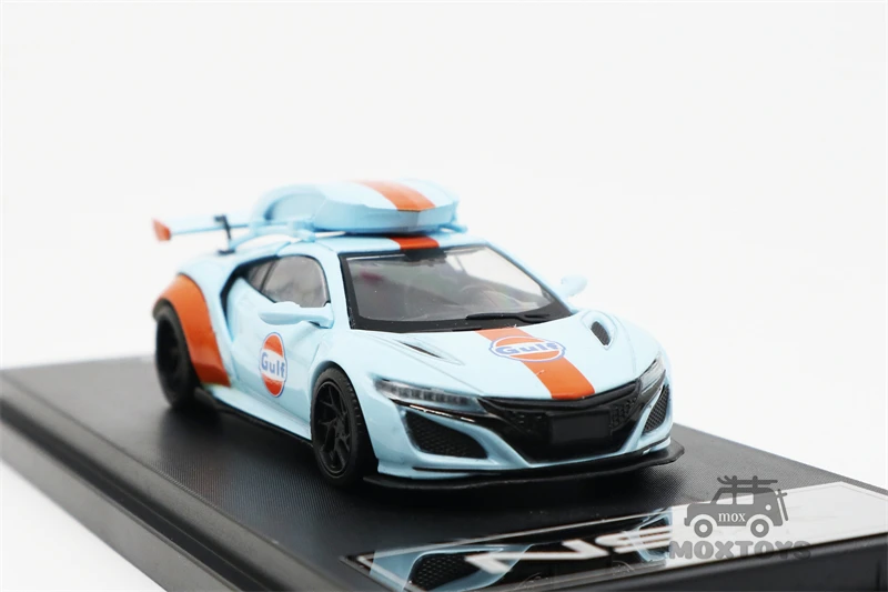 Time Micro 1:64 Acura NSX Gulf w/ Roof luggage