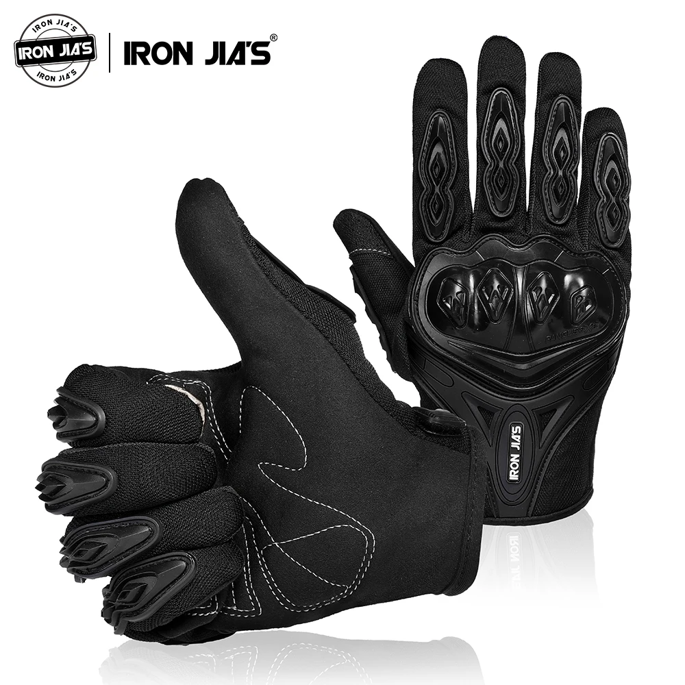Летние мотоциклетные перчатки с сенсорным экраном дышащие защитные для езды на