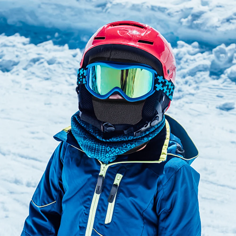 Kids Balaclava Hat Winter Full Face Ski Mask Thermal Windproof Polar Fleece Neck Warmer for Boys Girls Skiing Cycling Hiking 2