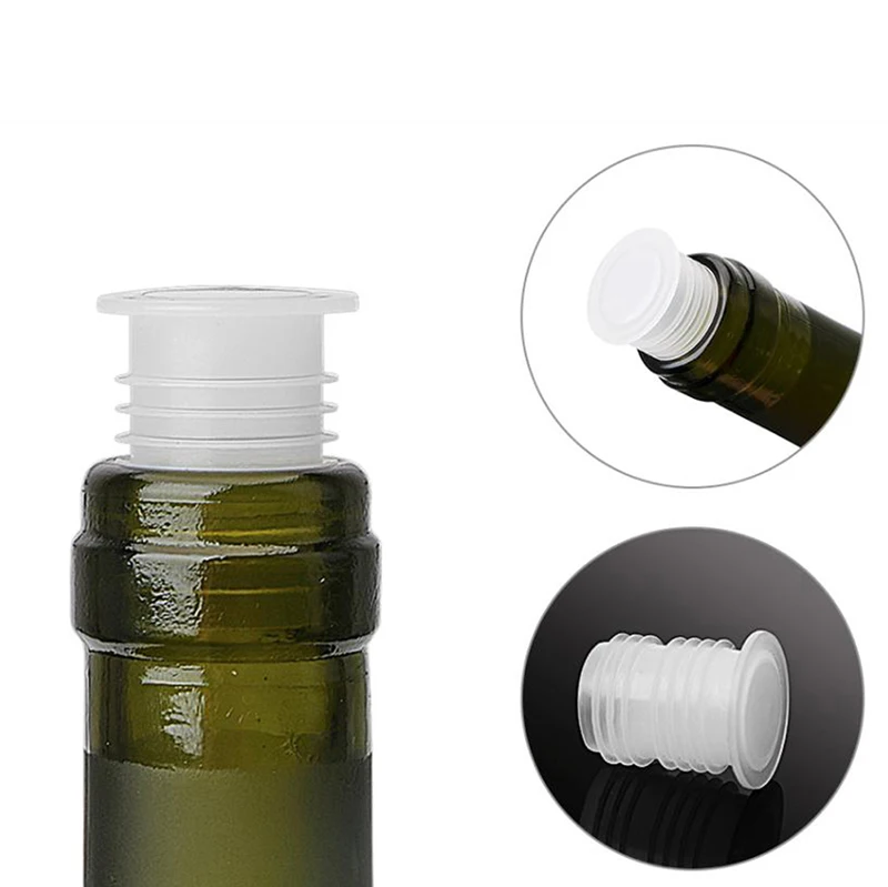 Cocktail Bar Tools 10 pcs Plastic Bar Tool Wine Bottle Cap Stopper Red Wine
