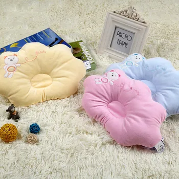 

2pcs Newborn Pillow Cotton Finalize Design Infant Pillow Cotton Cloud Baby Pillow for Correct Head for kids Slant soft and full