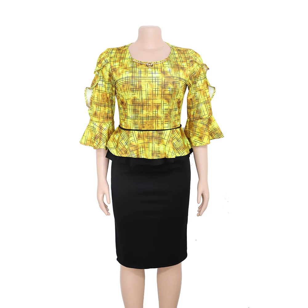 Lente Herfst Vrouwen Midi Jurken Elegante OL Zoete облегающее расклешенное повседневное модное