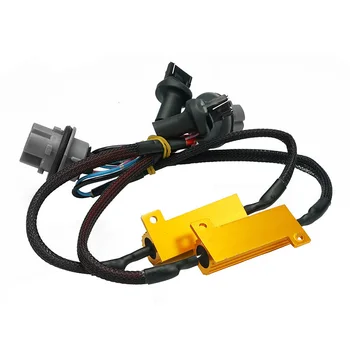 

Set of 2 LED Lights Load Resistor Adapter Fix Headlight LED Bulb Fog Lamp Error Code Resistors Decoder Load Resistor Canbus