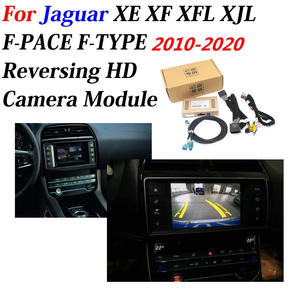 

AUTO CAM Reverse Camera Decoder For Jaguar XE XF XFL XJL F-PACE/ F-TYPE 2010-2020 Interface Original Screen Parking Rear Camera