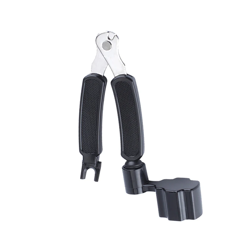 

3 In 1Guitar Peg String Winder String Pin Puller String Cutter Guitar Tool Set Stainless Steel Multifunction Guitar Accessories