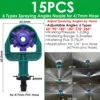 SPRYCLE 4/7mm Garden Adjustable Irrigation Stake Sprinkler Emitter Dripper Micro Spray Rotating Nozzle Watering Arrow Greenhouse 6