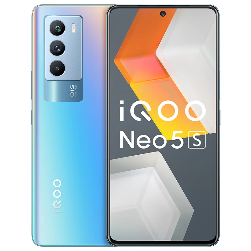 Original Vivo Iqoo Neo 5S 5G Mobile Phone 66W Charger 4500mAh 6.62" 120HZ 48.0MP Snapdragon 888 Face ID Android 11.0 Dual Sim 8gb ram