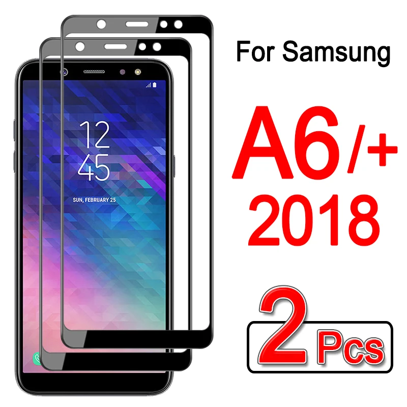 Для samsung a6 plus 2018 Защитное стекло для экрана galaxy A6plus a 6 + 6a закаленное sansung