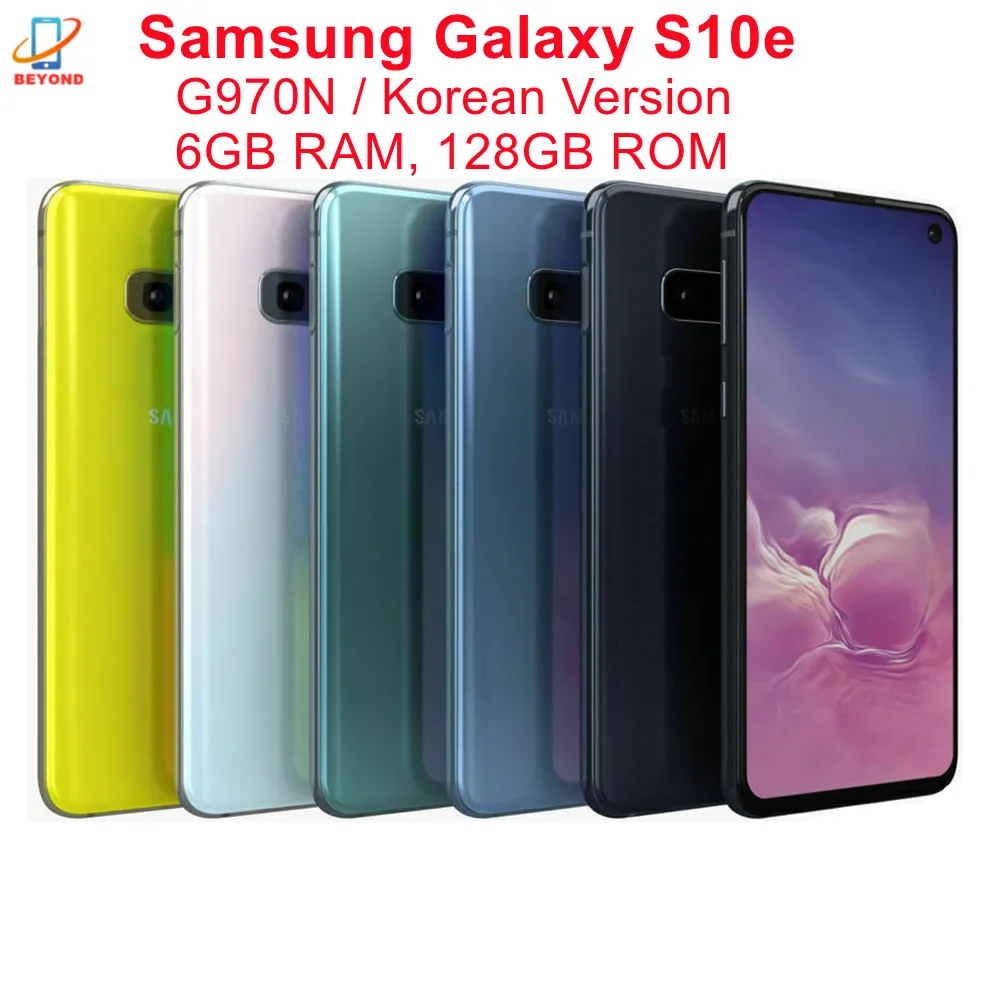 Samsung Galaxy S10e G970N смартфон с 5 5-дюймовым дисплеем восьмиядерным процессором ОЗУ 6 ГБ