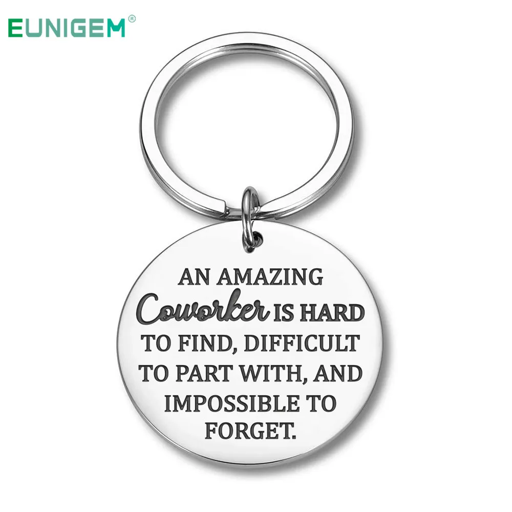 Coworker Key Ring Leaving Gift for Men Women Keychain-Going Away Gifts New Job Chain Thank You Employees Boss Colleagues | Украшения и
