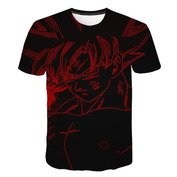 

2020 New summer Dragon Ball DBZ Super Saiyan T Shirts Kids 3D Printed Children Japan Comic Style T-shirts Casual Funny Tops 14T