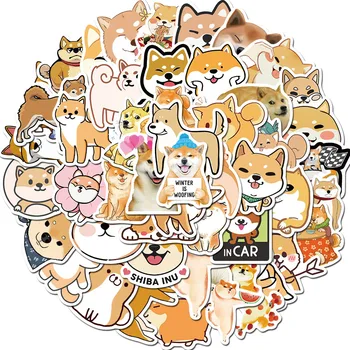

50Pcs/pack Cute Dog Shiba Inu Stickers For Laptop Phone Scrapbooking Craft Diary Album Label Decorative Stationery Sticker Decal