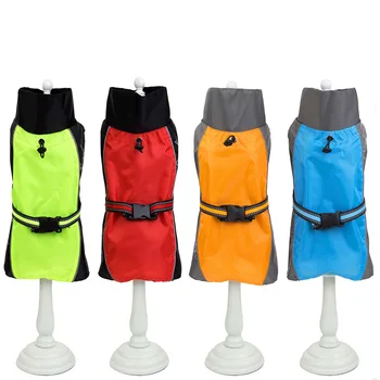 

Pet Dogs Large And Small Dogs Wind And Rain Clothing Autumn And Winter Wear Raincoat 19 Storm Coat