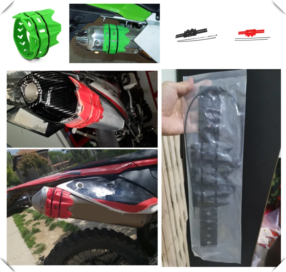 Off-road motorcycle accessories Silencer silicone protective sleeve for HONDA CBR250R VFR 1200 F ST 1300 Black SpiRit NC750 S X