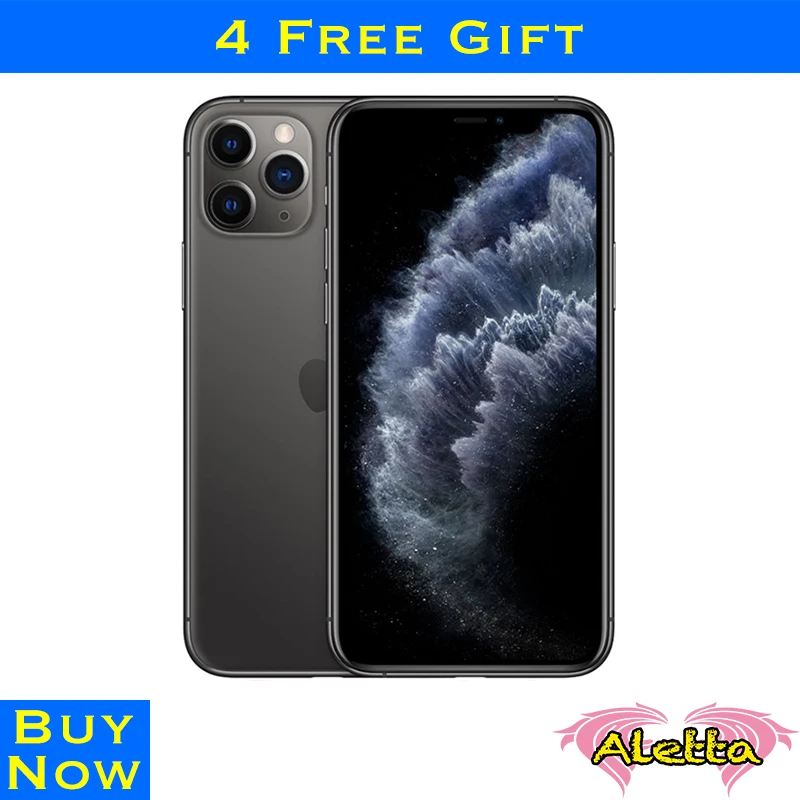 

Unlocked Apple iPhone 11 Pro Max 6.5 inch Face ID NFC ROM 64GB/256GB Smartphone A13 Hexa-core Apple Pay