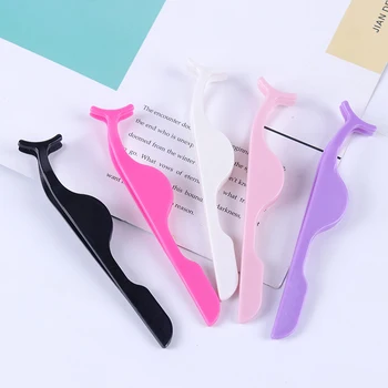 

Plastic Eyelashes Tweezers In Bulk False Eyelash Applicator Lash Cleaning Tool Lashes Extension Auxiliary Clamp Tools Wholesale