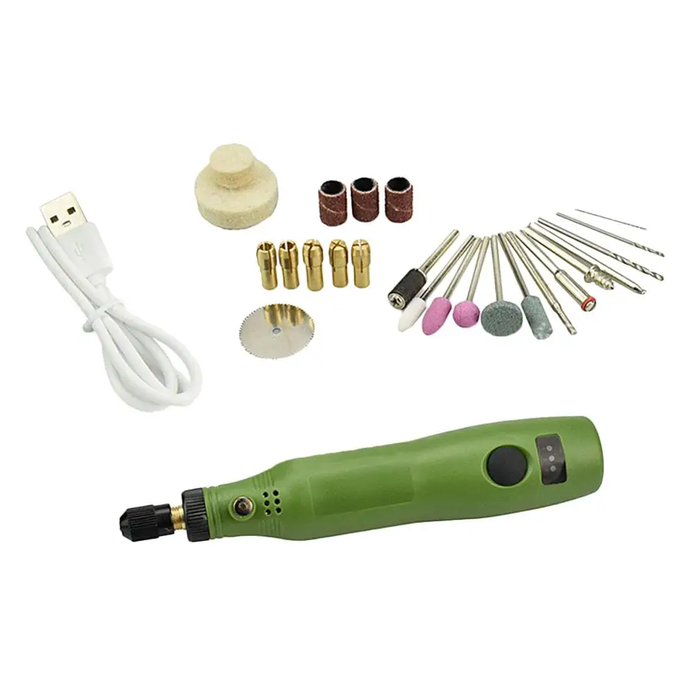 

Mini Cordless Drill Power Tools Electric Rotary Tool Grinder Grinding Accessories Set Wireless Engraving Pen For Dremel Home