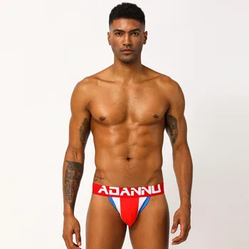 

Sexy Mens Underwear Jockstraps Cotton Sexy Jocks Bikini G-strings Men Thong Cuecas Male Panties Briefs Gay Underwear