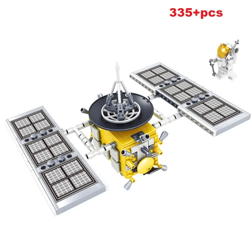 Ewellsold игрушки космическая станция Сатурн V ракета строительные блоки для детей городской челнок спутниковый астронавт рисунок кирпич