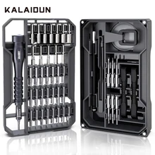 Набор прецизионных отверток KALAIDUN, комплект инструментов с магнитным храповым механизмом 73 в 1, с шестигранной головкой Torx, для ремонта телефонов