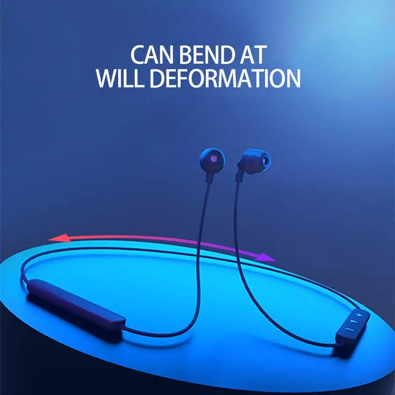 KOVOL Bluetooth 5 0 Earphone For Apple Huawei Oppo Xiaomi 8D HD Stereo Sound Wireless Sport Earphones Neckband in Ear Earbuds