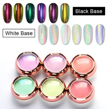 

Shell Shimmer Chrome Powder Dust Nail Art Decorations Mermaid Pearl Powder Mirror Mermaid Effect Nail Art Glitter Powder