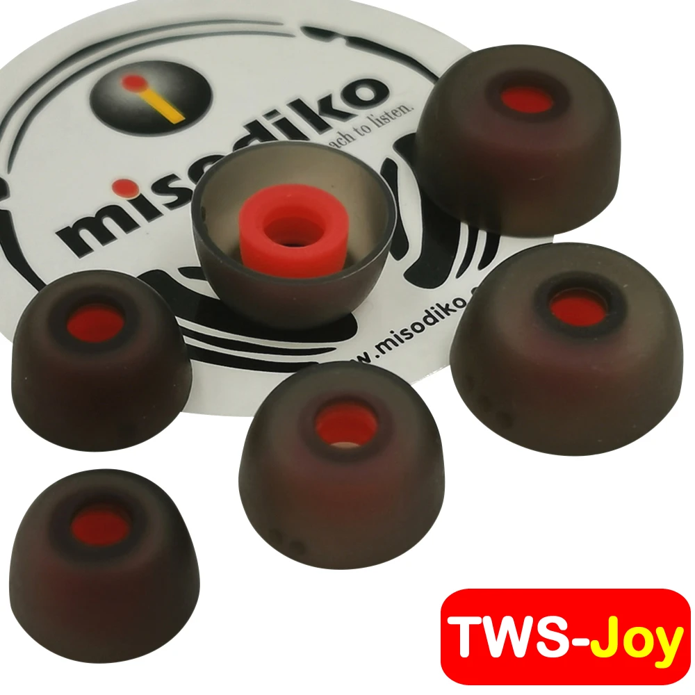 Силиконовые наконечники для наушников misodiko TWS Joy Jabra Elite 75t 65t/ Active/ Sport Evolve 65t Creative