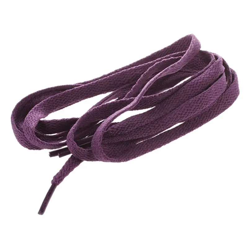 Dark Purple JHD-4" твердые плоские шнурки для кроссовок - Цвет: Dark Purple