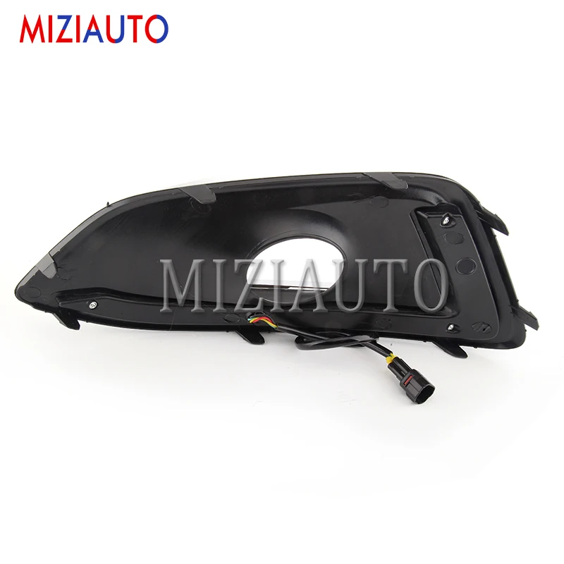 MIZIAUTO 2 предмета 12V дневной свет для Chevrolet Malibu- DRL с отверстием для противотуманной лампы Габаритные огни с сигналом поворота
