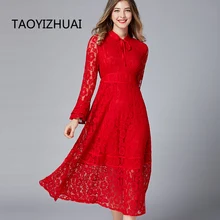 TAOYIZHUAI, уличный стиль, длинное женское платье, подходит для женщин, с завышенной талией, с расклешенными рукавами, большие размеры, Роскошные вечерние платья для женщин, 16218