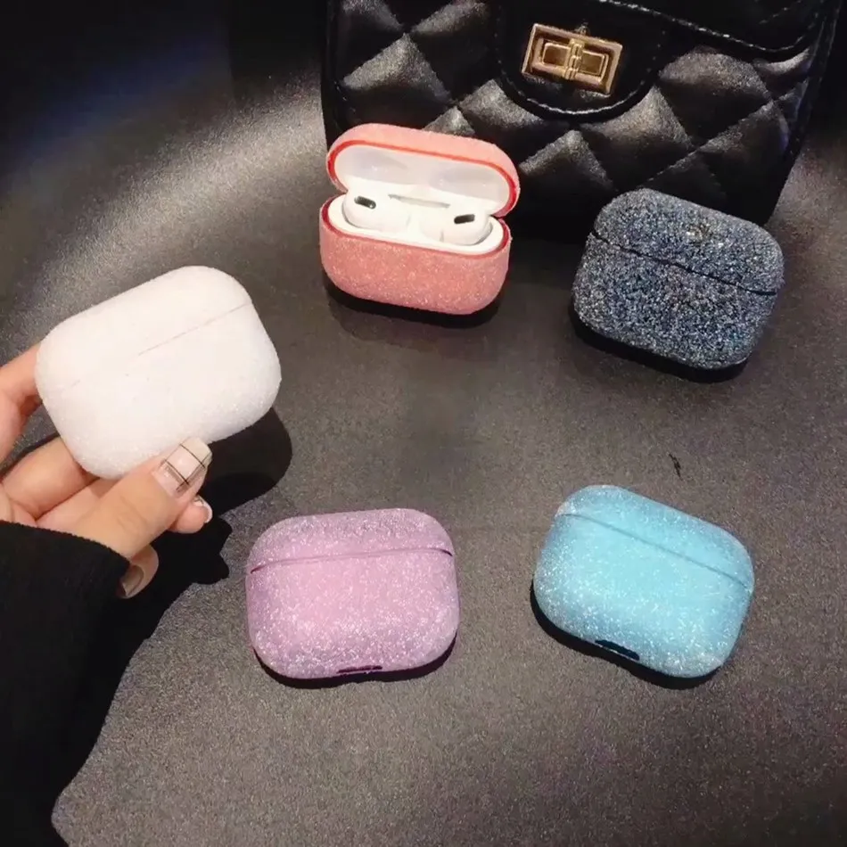 Для AirPods Pro Чехол роскошный блестящий глиттер чехол для наушников для AirPods 3 модный ins Блестящий Кристальный Алмазный защитный чехол