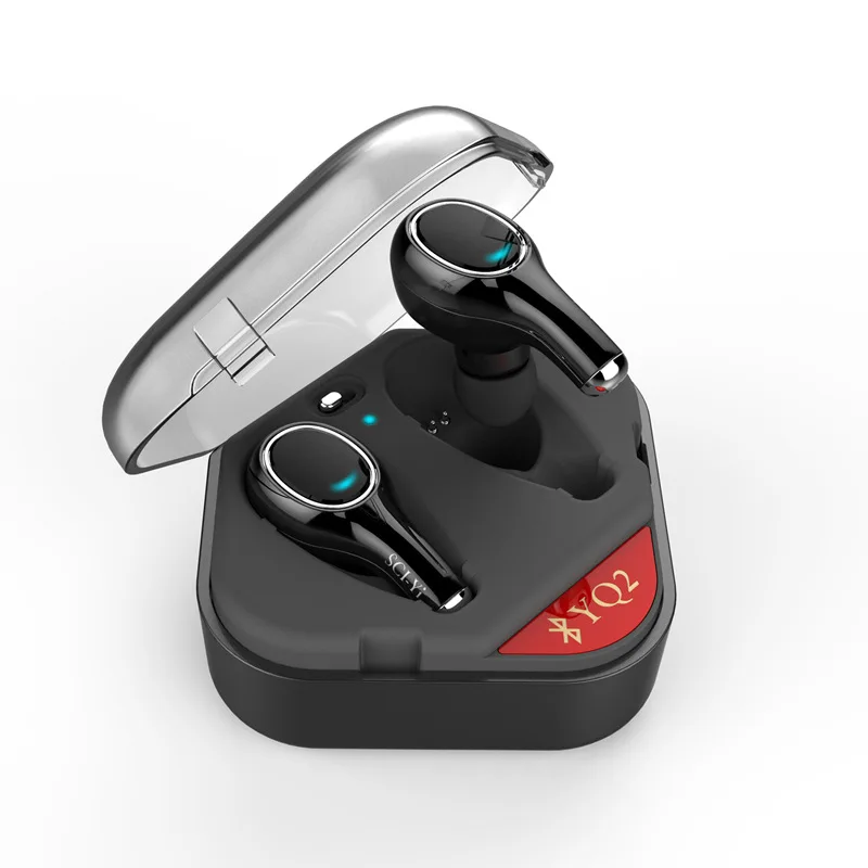 TWS новая настоящая беспроводная Bluetooth гарнитура 5,0 два уха звонок с зарядной камерой стерео Авто соответствующие мини GY307
