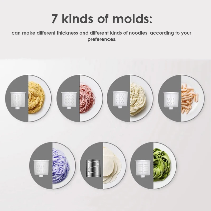 Noodles Maker Automatic Dough Kneading Add Water Pasta Machine Vegetables Egg Noodles Maker BPA Free M6-L30 Joyoung