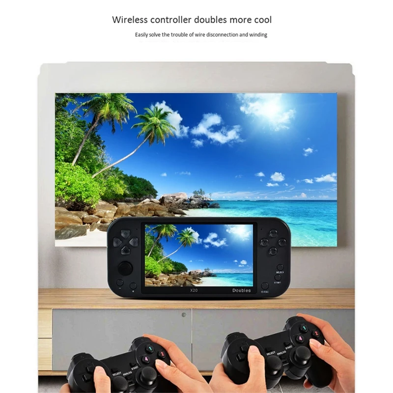 Latest TV Game Console X20 Handheld Game Console Handheld Game Player For Psp