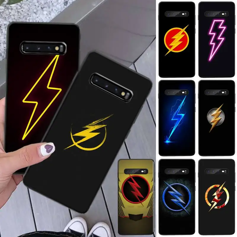 Флеш-карта barry lightning люксовый бренд чехол coque fundas для samsung galaxy S8 S9 S10e S20 плюс J6 J600