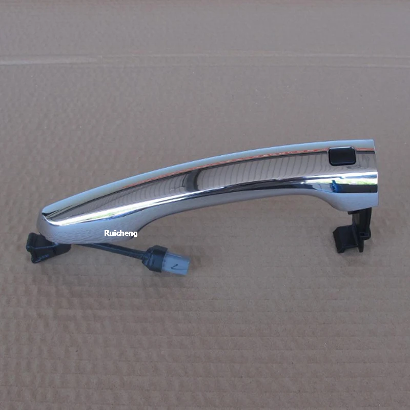 Front Exterior Door Handle Chrome Keyless Entry with Button for hyundai Elantra AD