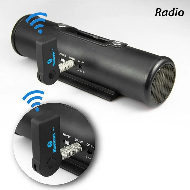 3,5 мм беспроводной Bluetooth AUX аудио стерео музыка домашний Автомобильный приемник адаптер микрофон