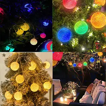 

LED String Lights Ball Lights 1.5 Meters 10 LED Waterproof Party #3O18