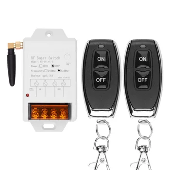 

AC 220V 380V 1CH 30A Wireless Remote Control Switch Receiver + Transmitter For Water Pump LED Light Garage Door