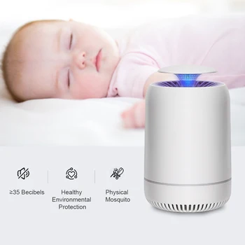 

LED Killer Lamp Catcher USB Lamp Fan Pest Insect Trap Light Repellent Black/White Mosquito Trap Photocatalytic Mosquito hot