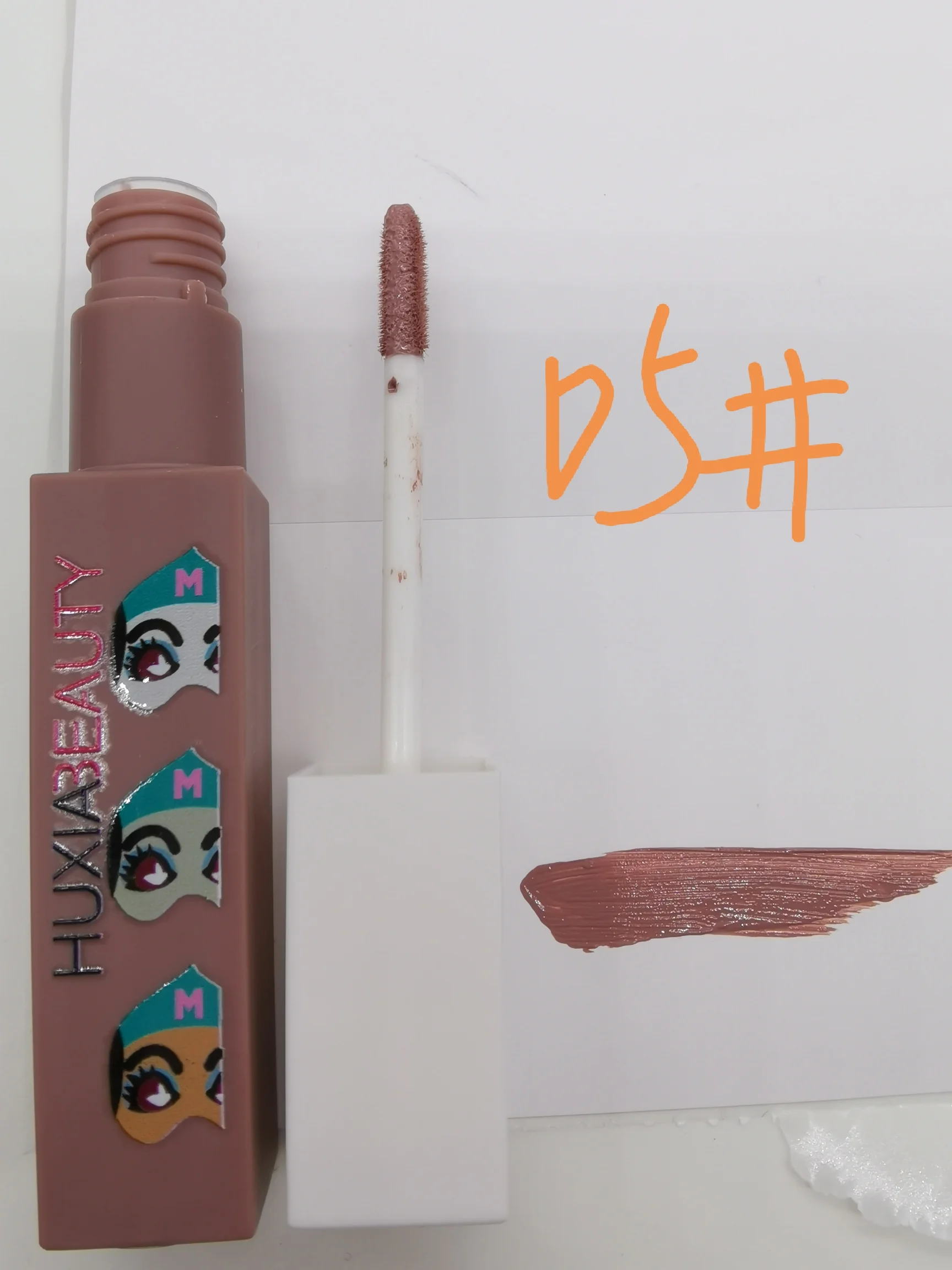 05 Huxiabeauty помада шоколадный аромат макияж caja de labiales матовый bissu maquillaje cosmeticos - Цвет: 05