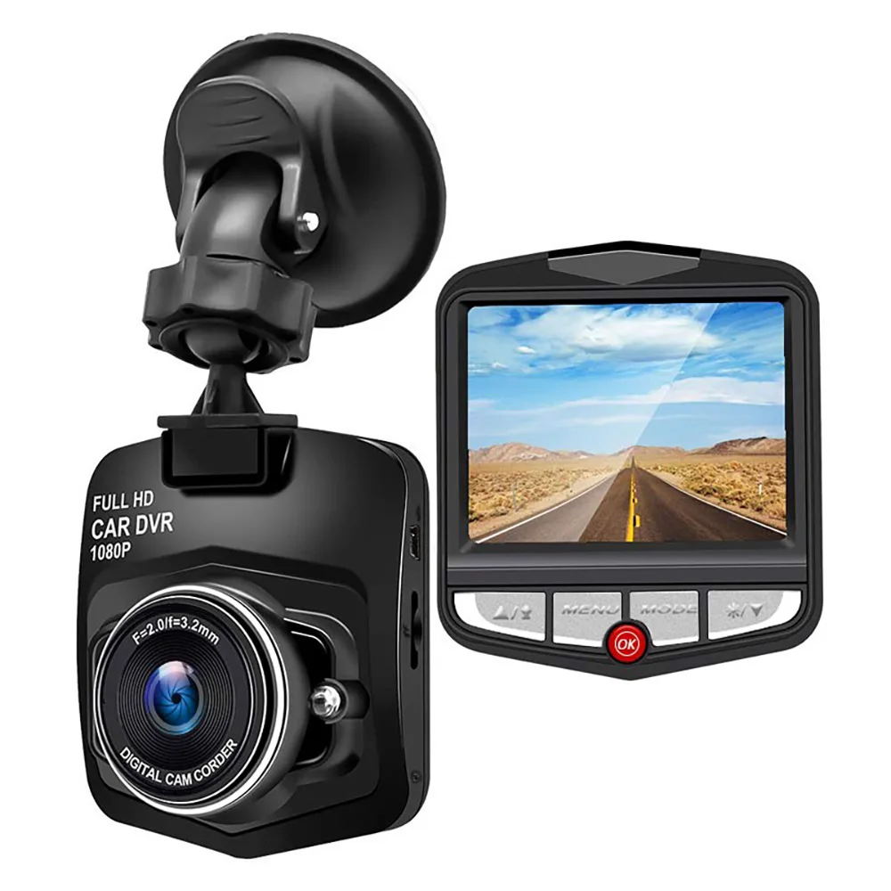 2 4 дюймов Автомобильный Камера HD 1080P Dashcam Портативный мини Видеорегистраторы для