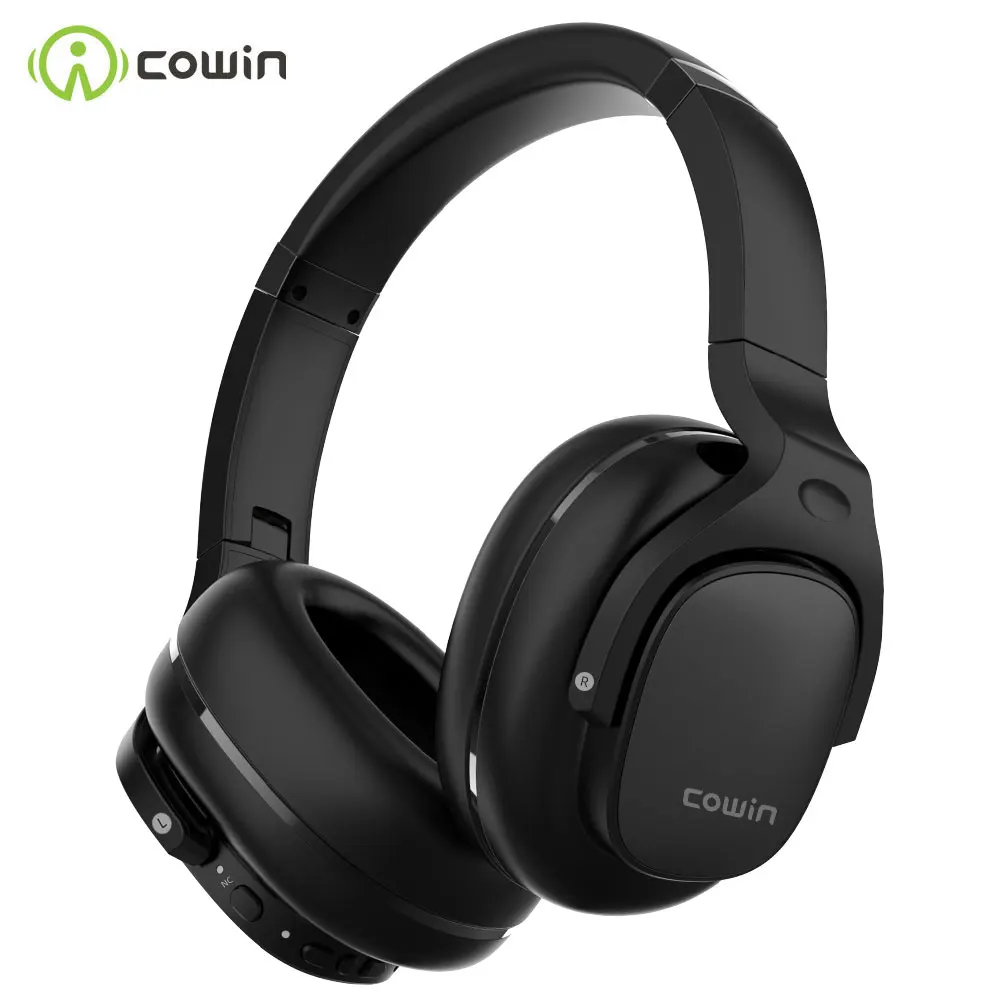 COWIN E9 Active Noise Cancelling Headphones Bluetooth Headphones Wireless Headset Over Ear with Microphone Aptx HD sound